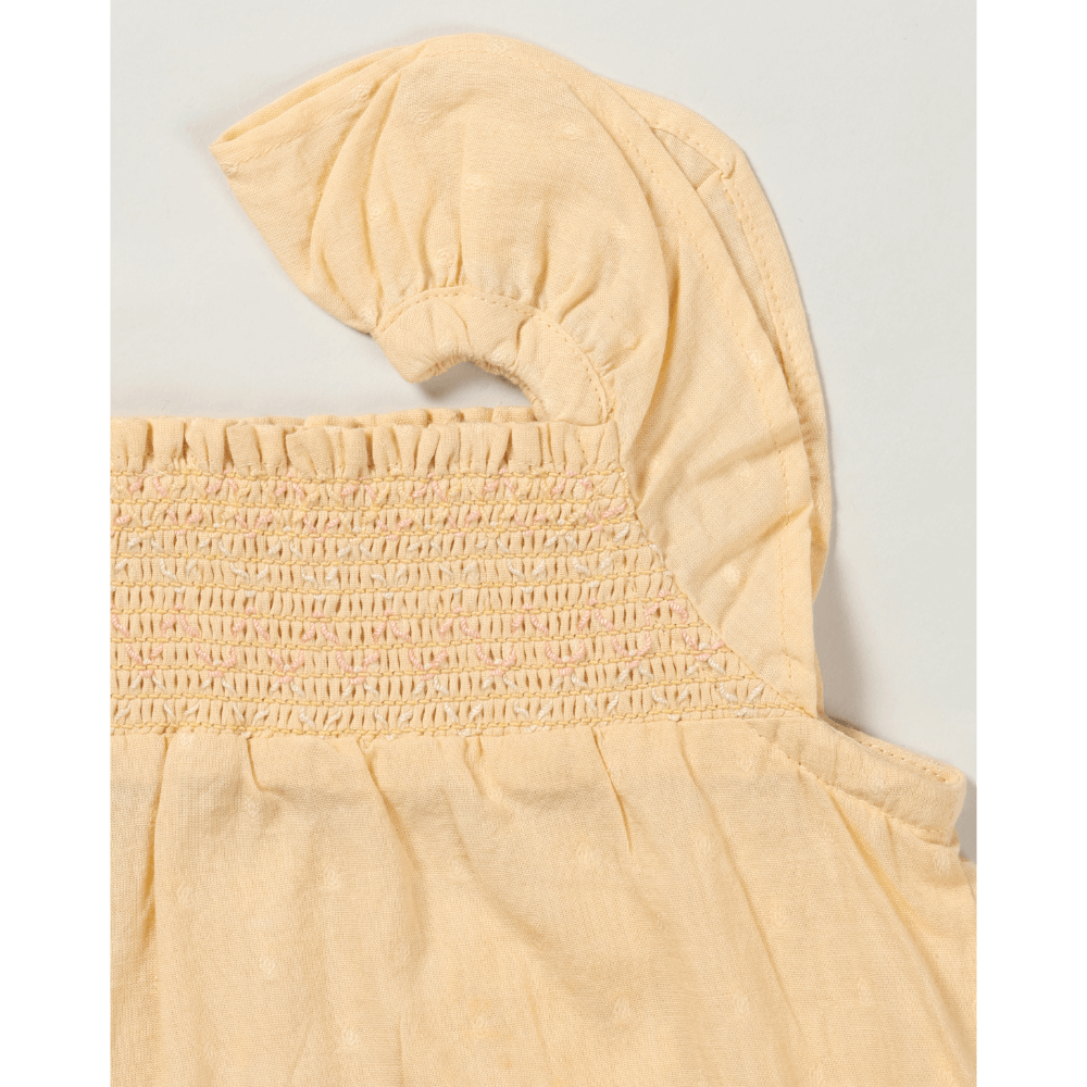 Early Sunday Emma Baby Romper - Vanilla