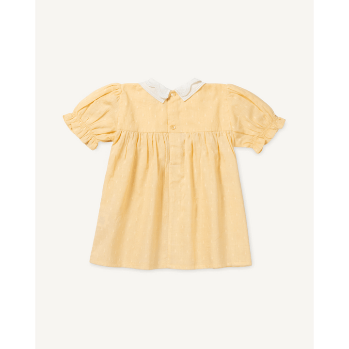 Early Sunday Swiss Dots Sukie Baby Dress &amp; Bloomer - Vanilla