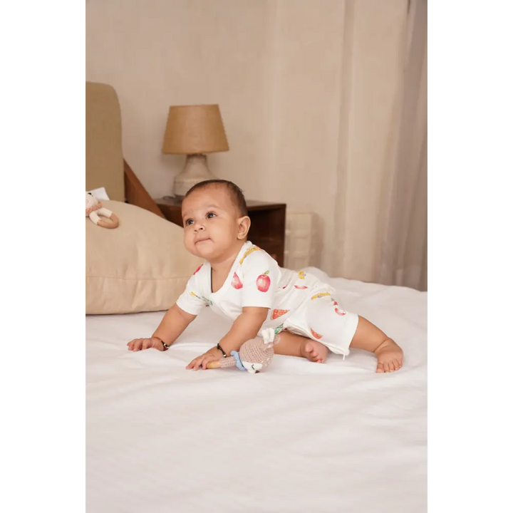 Bubz Bamboo Baby Romper - Soft Breathable Two-Way Zip - New York