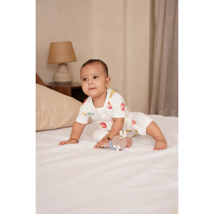 Bubz Bamboo Baby Romper - Soft Breathable Two-Way Zip - New York