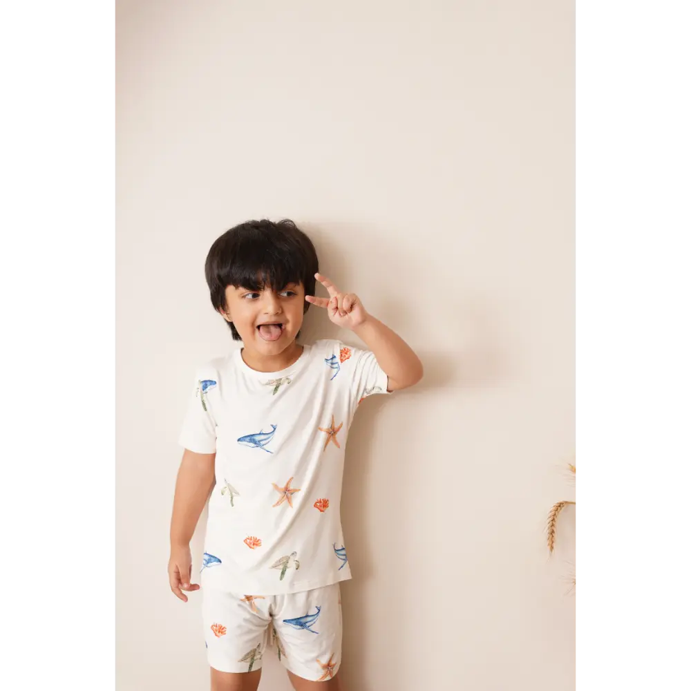 Bubz Short Sleeve Set - Under the sea