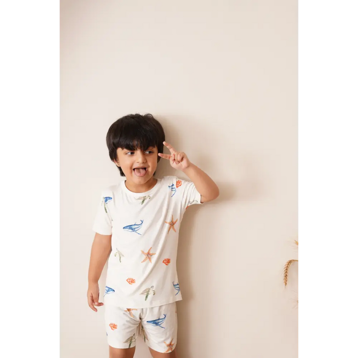 Bubz Short Sleeve Set - Under the sea