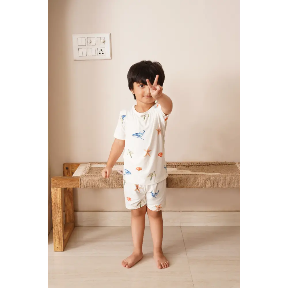 Bubz Short Sleeve Set - Under the sea