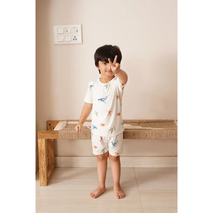 Bubz Short Sleeve Set - Under the sea