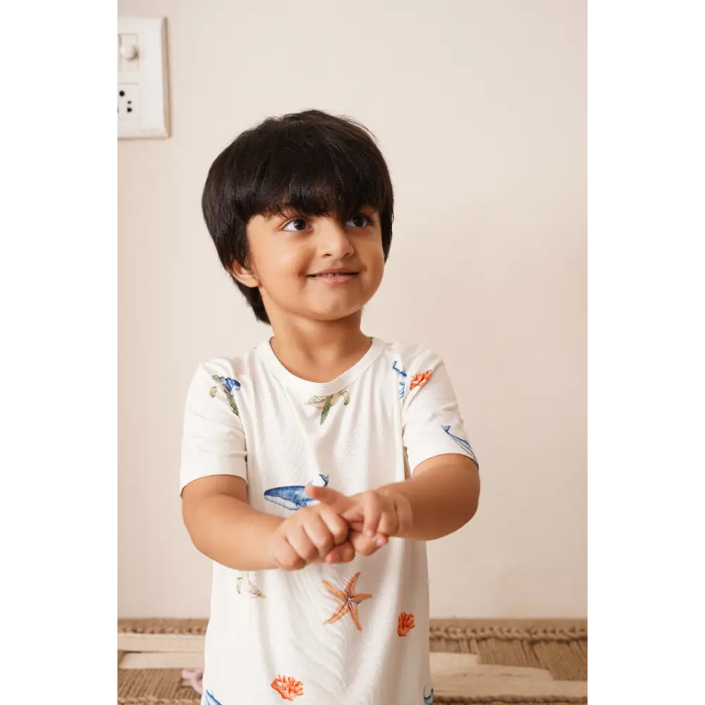 Bubz Short Sleeve Set - Under the sea