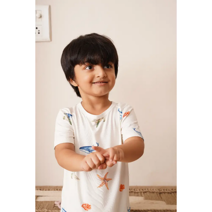 Bubz Short Sleeve Set - Under the sea