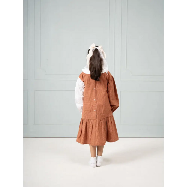 Moobaa Girls clothing Not A Doll Collar Day Dress