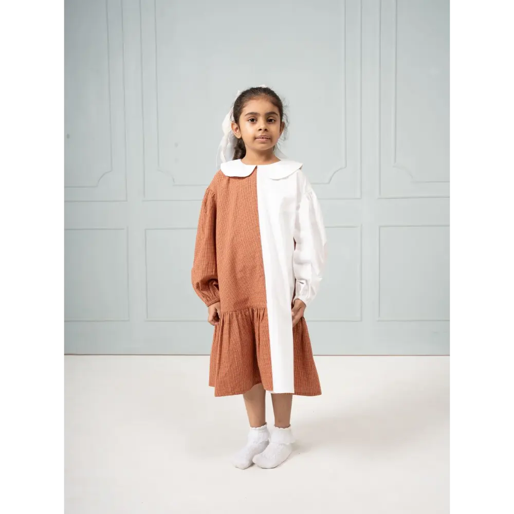 Moobaa Girls clothing Not A Doll Collar Day Dress