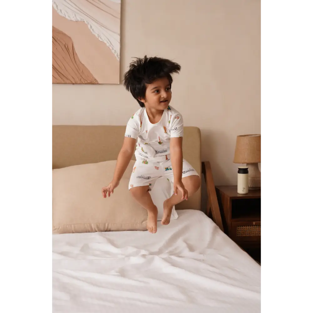 Bubz Bamboo Baby Co-rd Set - Soft Breathable Outfit - Delhi
