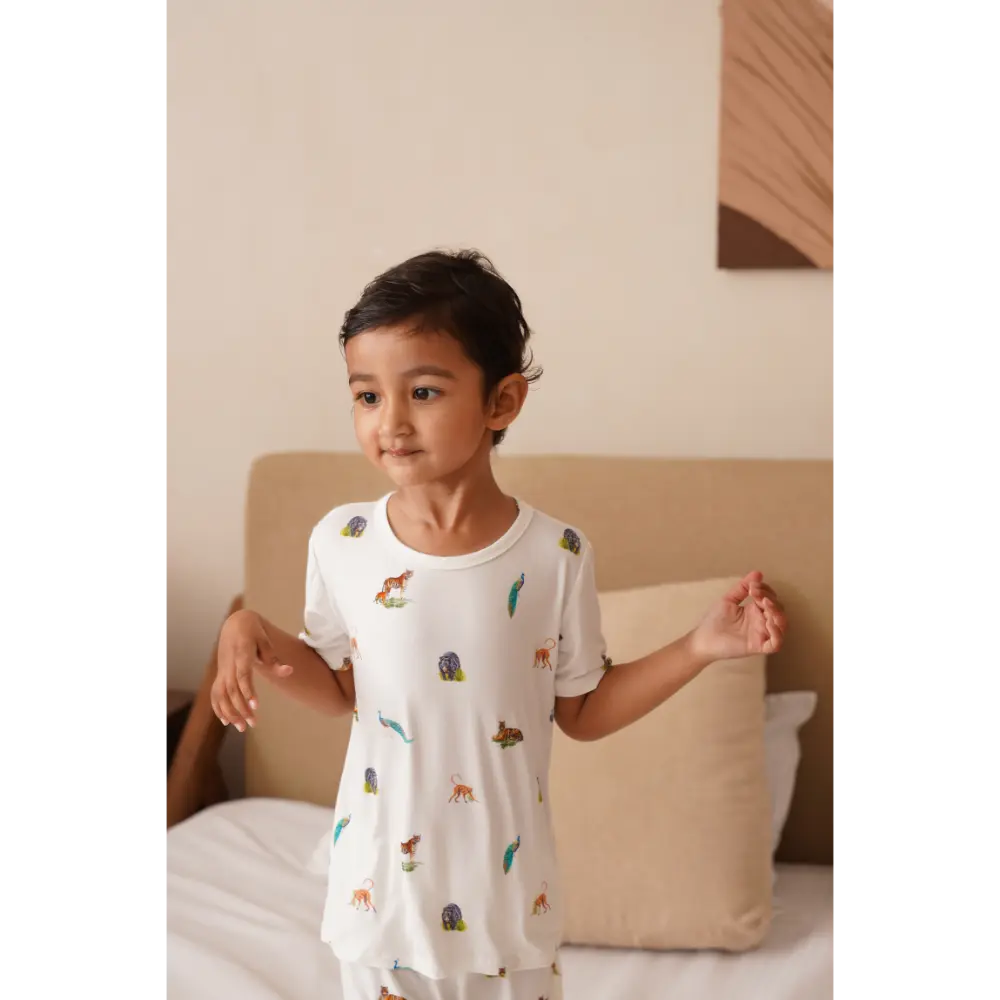 Bubz Bamboo Baby Co-rd Set - Soft Breathable Outfit - Wild Wonders