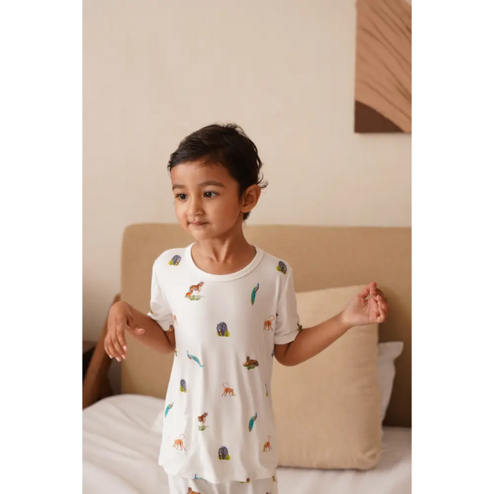 Bubz Bamboo Baby Co-rd Set - Soft Breathable Outfit - Wild Wonders