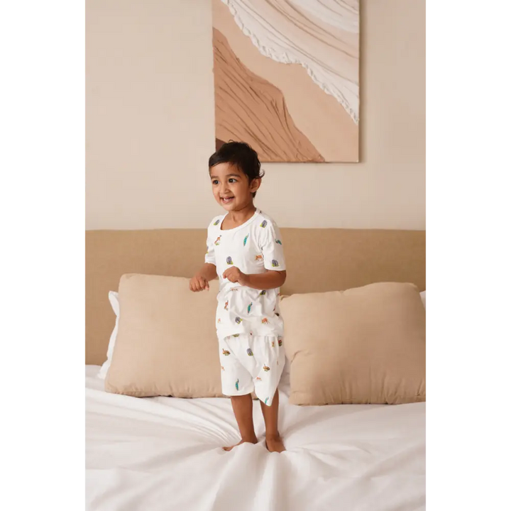 Bubz Bamboo Baby Co-rd Set - Soft Breathable Outfit - Wild Wonders