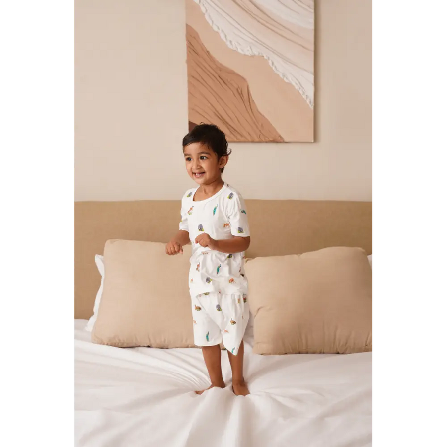 Bubz Bamboo Baby Co-rd Set - Soft Breathable Outfit - Wild Wonders