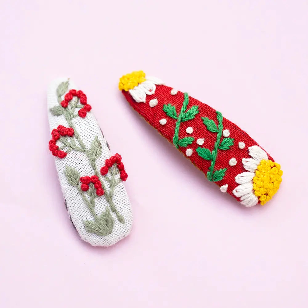 PureCloth.Co Christmas Tic Tac Hair Clips