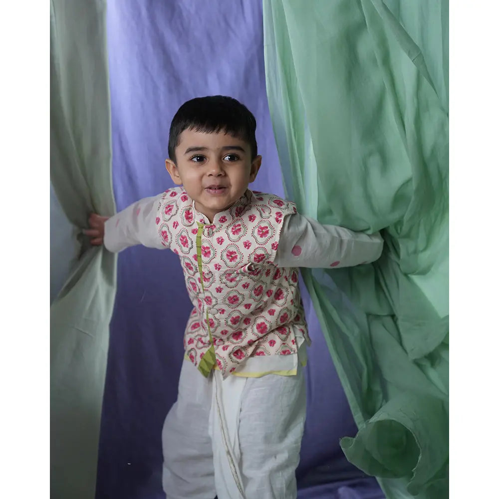 Love The World Today Feeling Festive Unisex Infant Handwoven Dhoti Pant