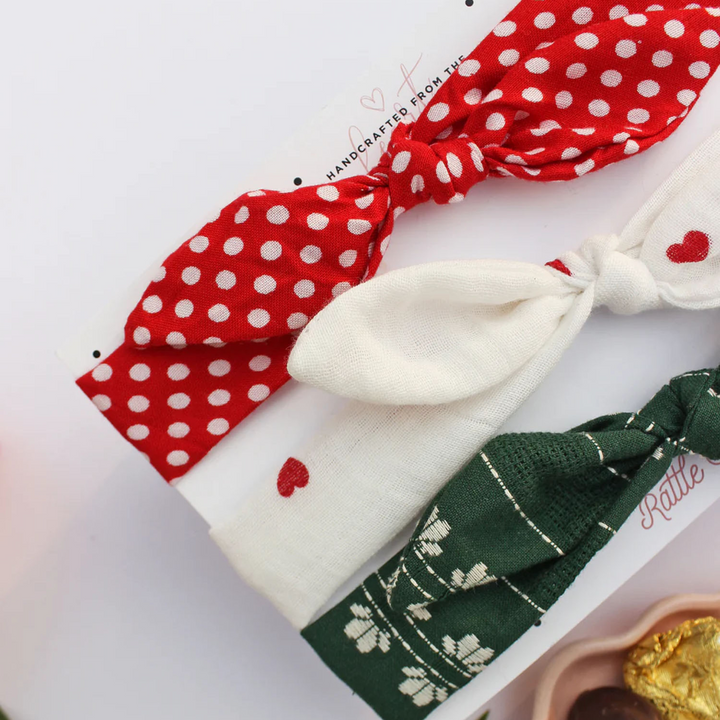 Rattle &amp; Co Deck The Halls - Set of 3 Headbands