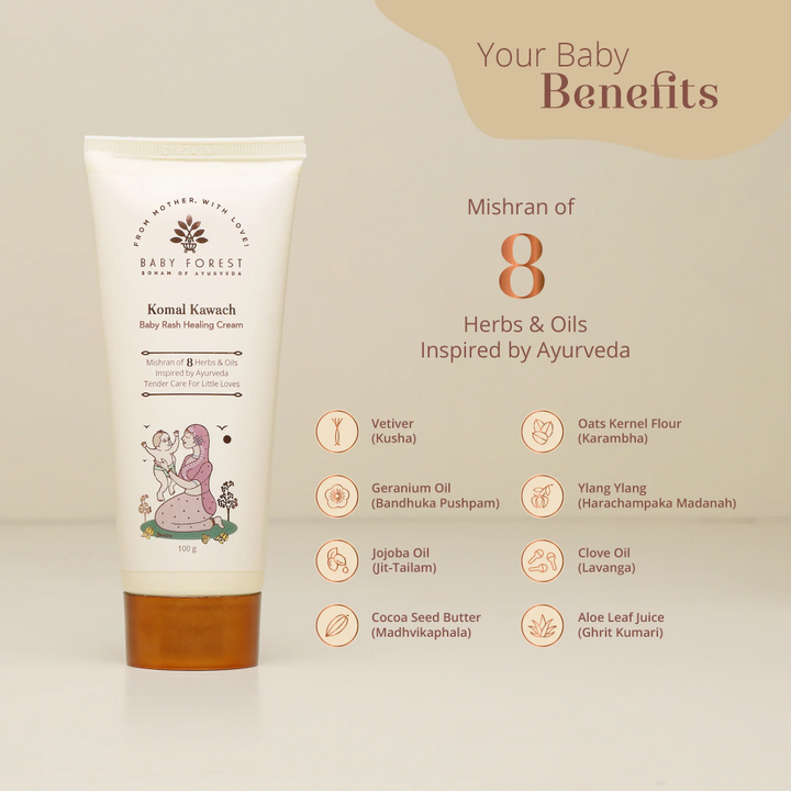 Baby Forest Komal Kawach Rash Healing Cream - 200ml