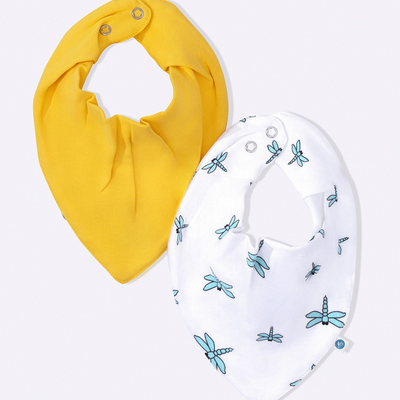 Cotton Bug Bib - Dragonfly (Pack of 2)
