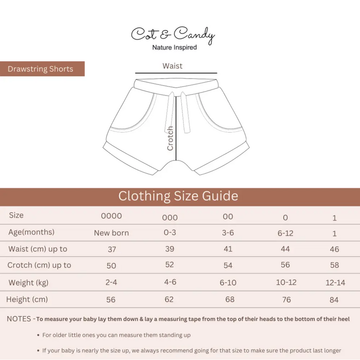 Cot &amp; Candy Baby Organic Muslin Oversized Tee With Muslin Shorts-Spring Floral + Sage