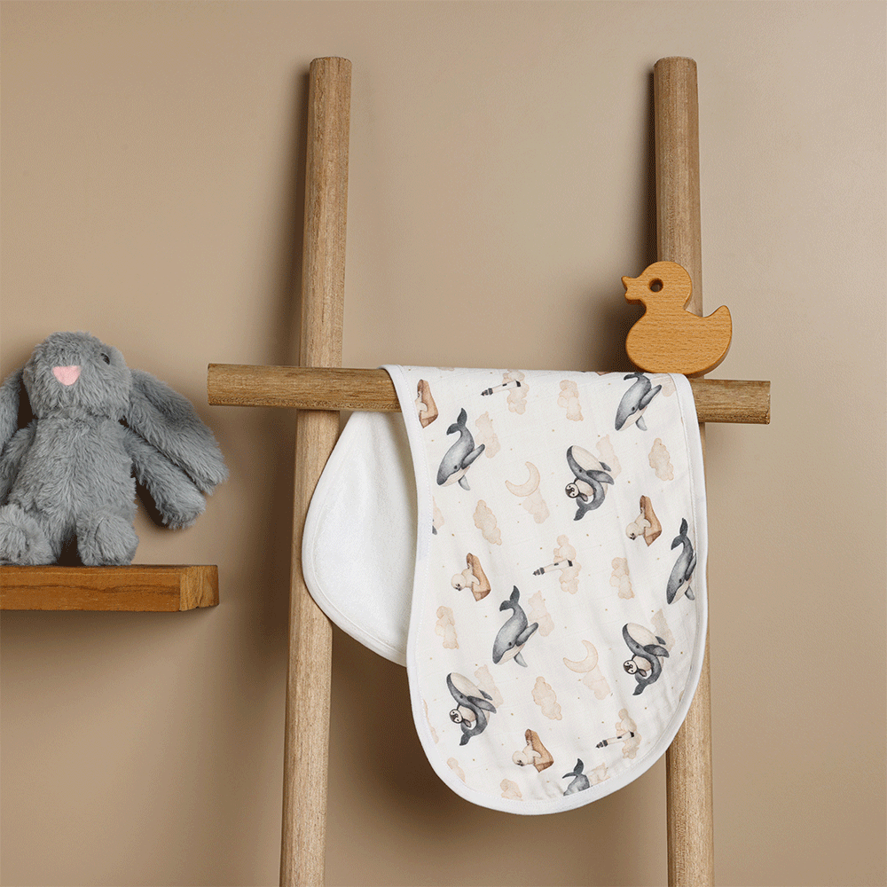 Cugo Bamboo Cotton Muslin Burp Cloth