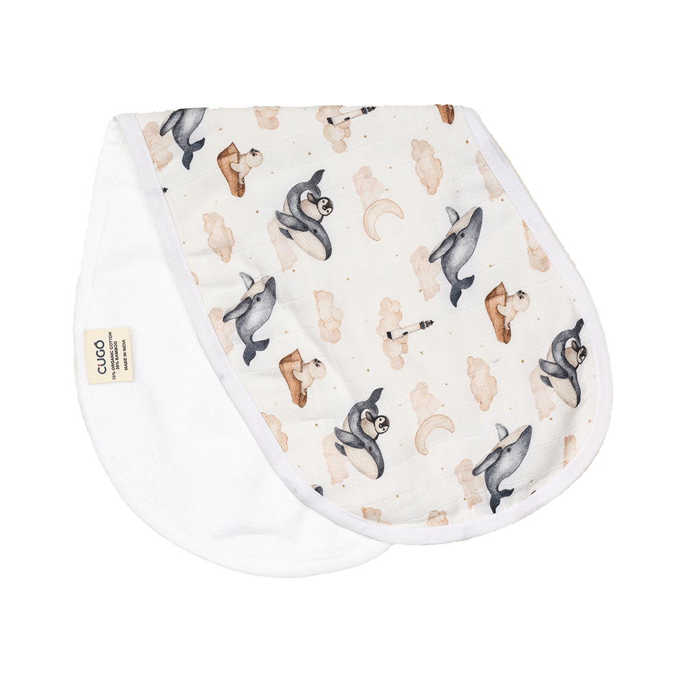 Cugo Bamboo Cotton Muslin Burp Cloth