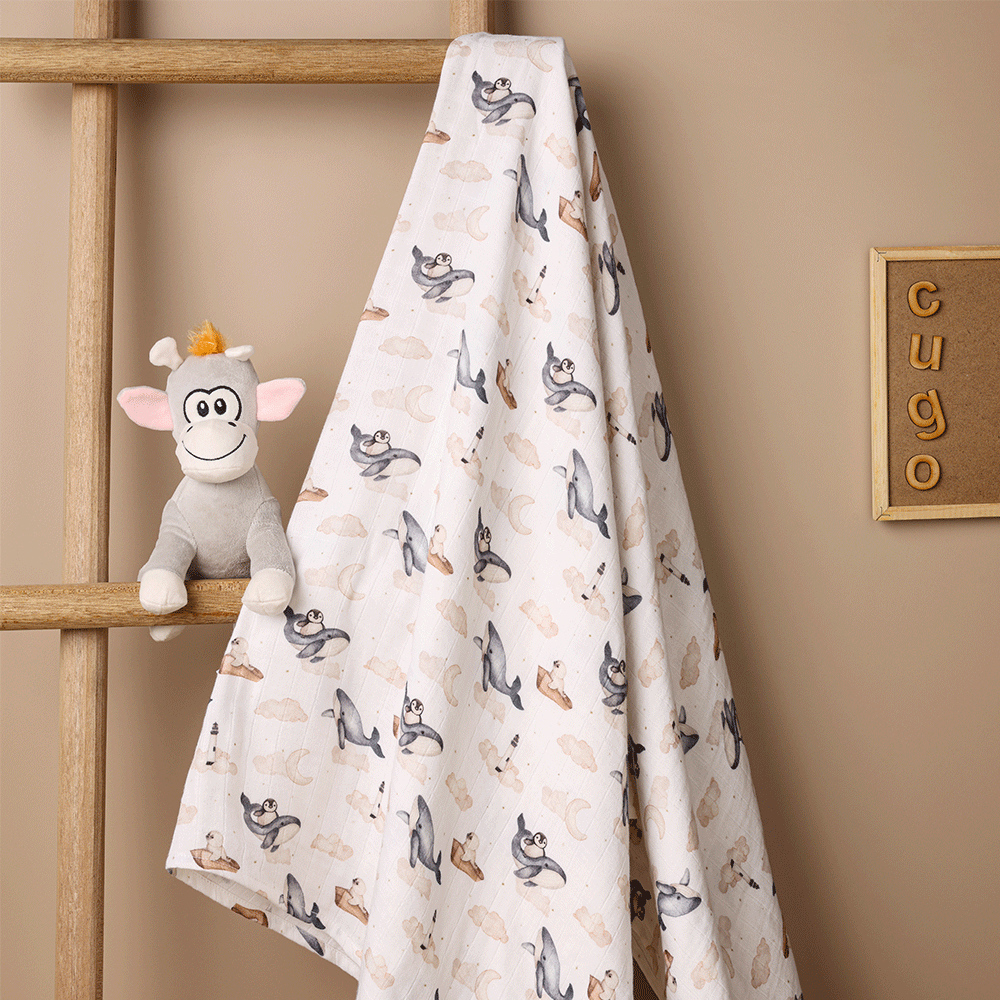 Cugo Bamboo Cotton Muslin Swaddle