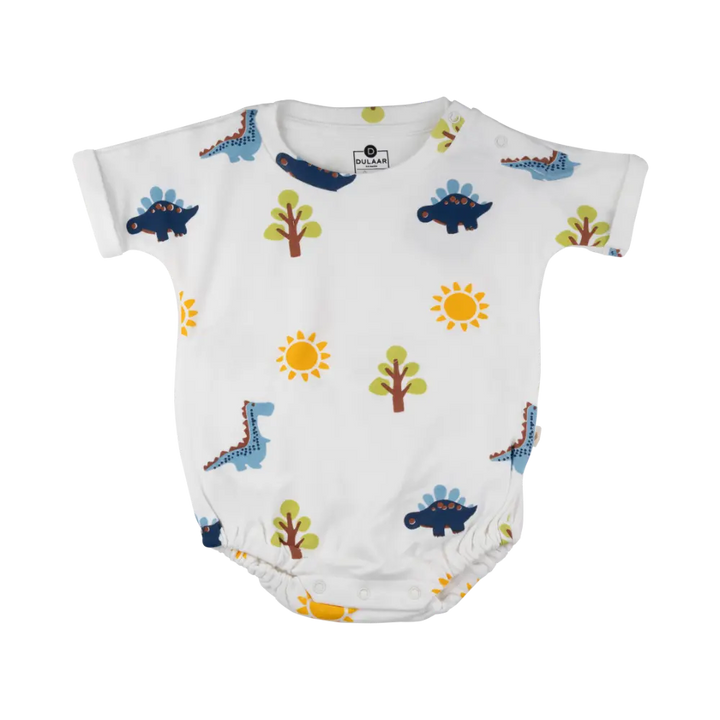 Dulaar Organic Cotton Onesie - A Day with Dinos