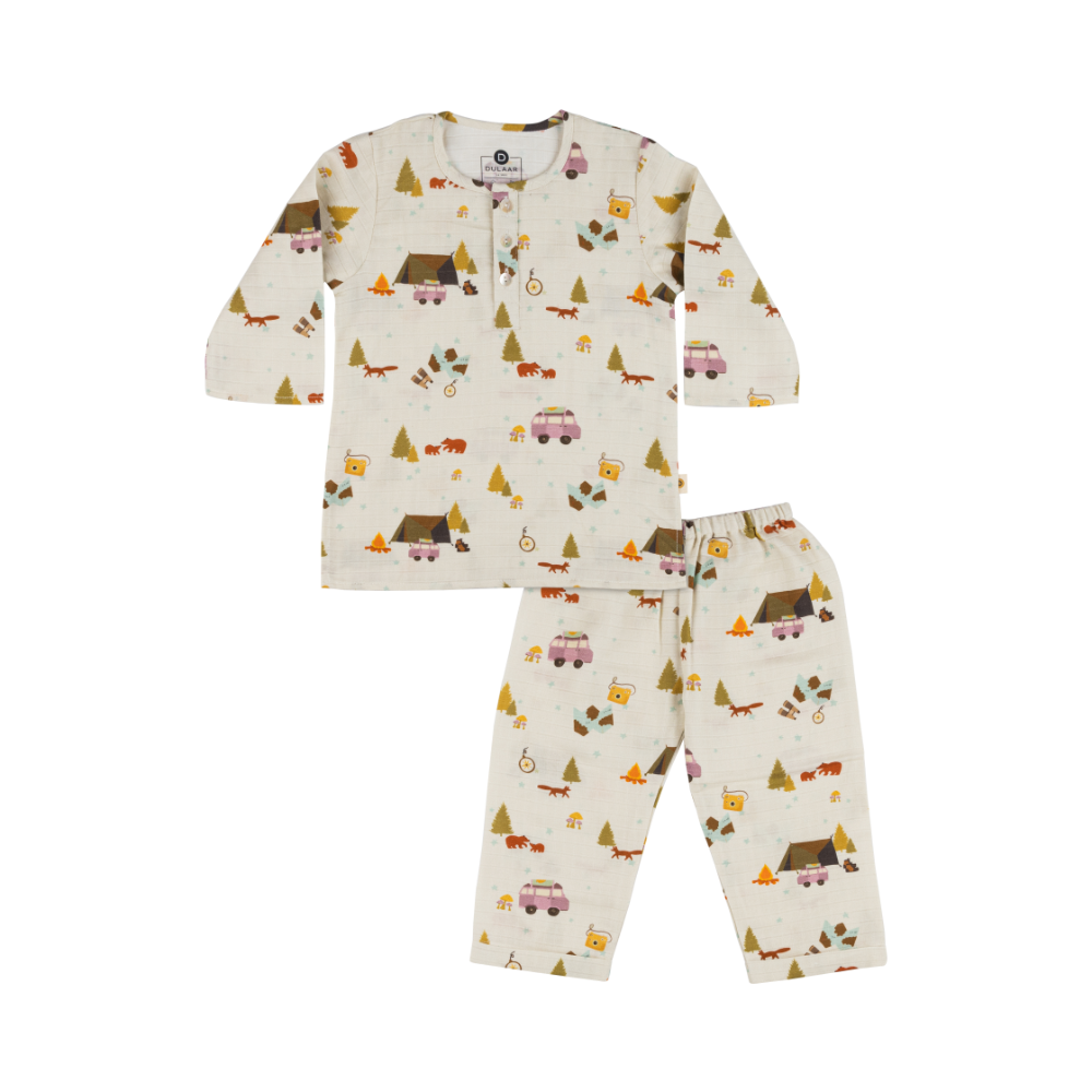 Dulaar Organic Muslin Loungewear - The Happy Camper