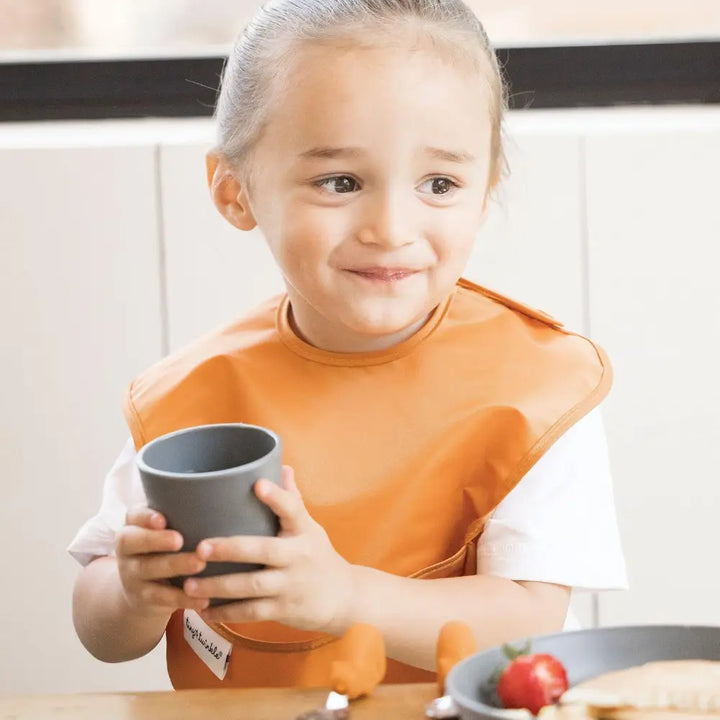 Tiny Twinkle Mess-Proof Easy Bib Pack of 3 - Cowboy, Cinnamon &amp; Sage - (6-36 Months)