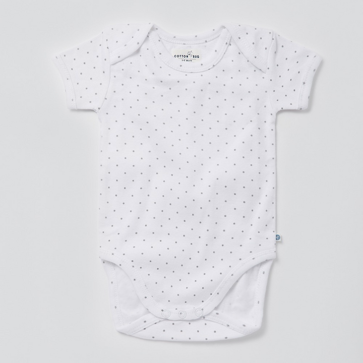 Cotton Bug Half Sleeves Romper - Set of 3 - Elephant
