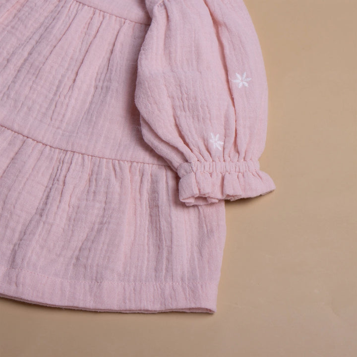 Tiny Twig Lotus Emb Dress