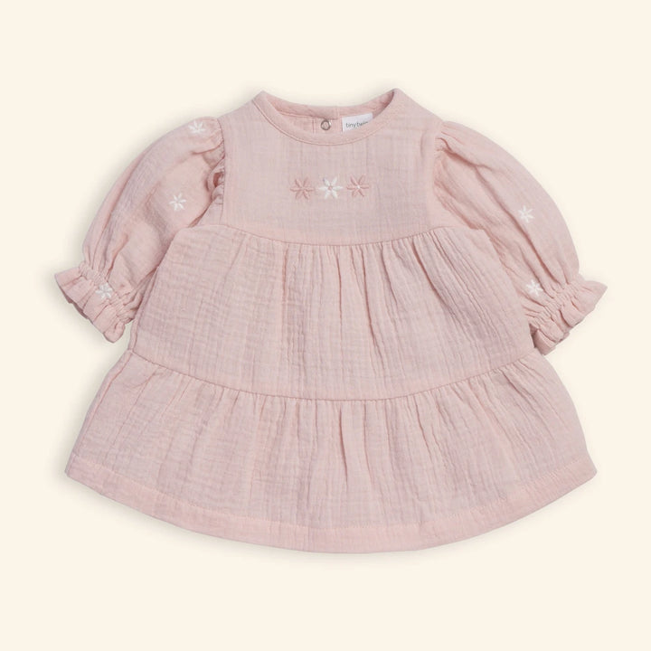 Tiny Twig Lotus Emb Dress