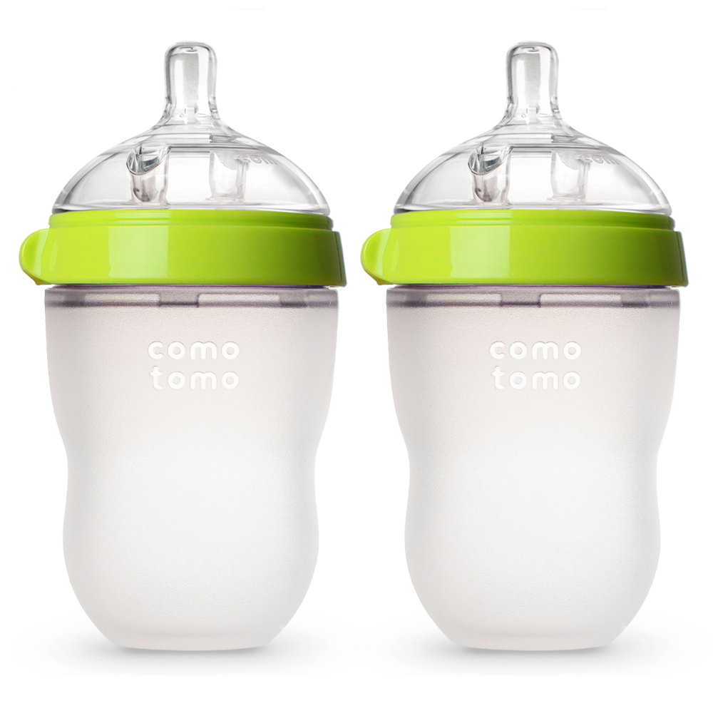 Comotomo Silicone Feeding Bottle - 250ml (Twin Pack)