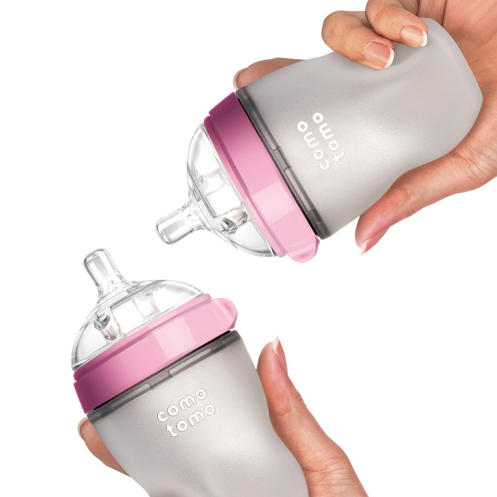 Comotomo Silicone Feeding Bottle - 250ml (Twin Pack)