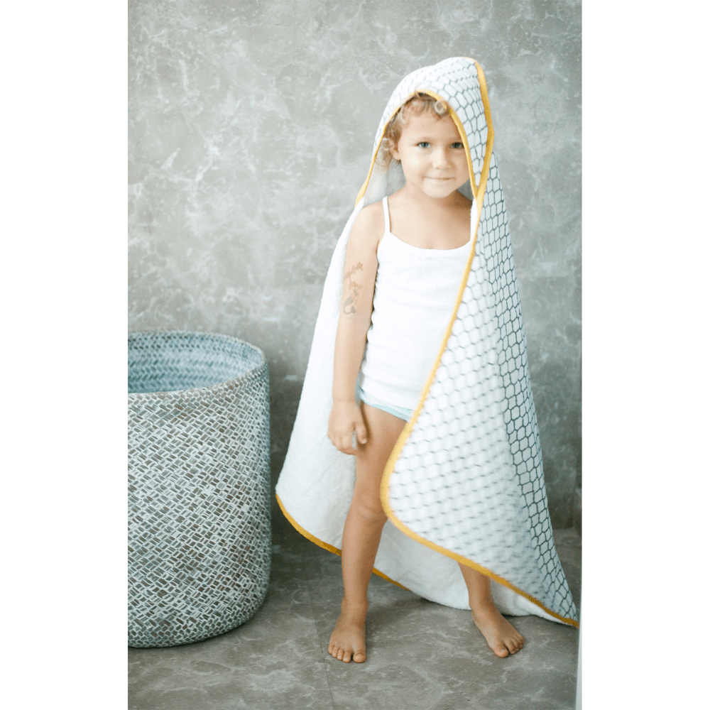 Malabar Baby Block Printed Towel