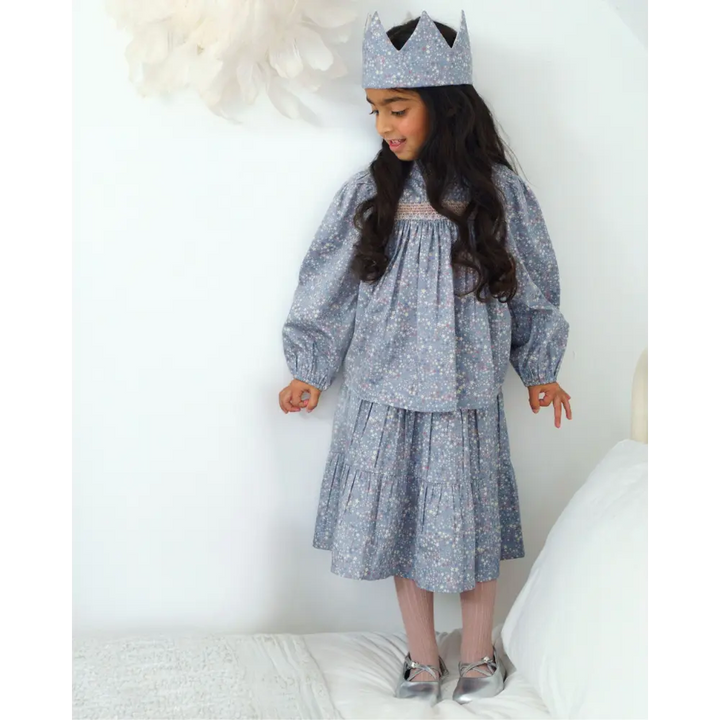 Early Sunday Victoria Skirt - Celestial print