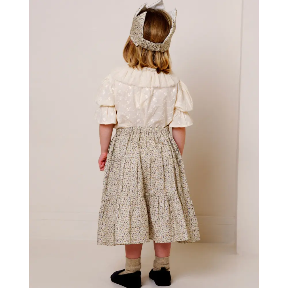 Early Sunday Victoria Skirt - Miny Flowers Print