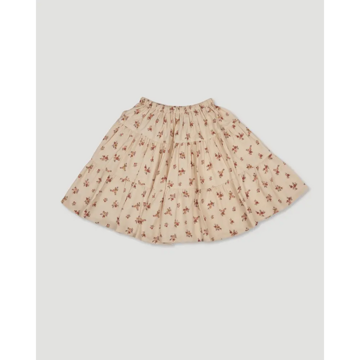 Early Sunday Victoria Skirt - Ditsy Bouquet Cream Print