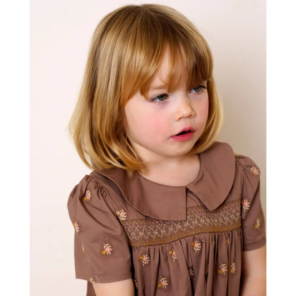 Early Sunday Erika Dress - Bark - 02Y