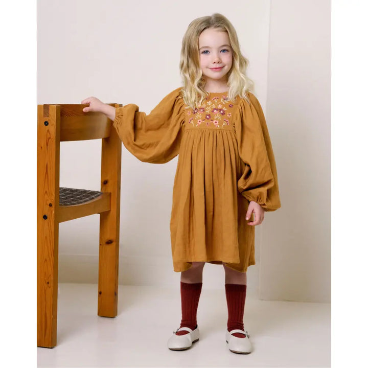 Early Sunday Belle Dress - Almond - 02Y