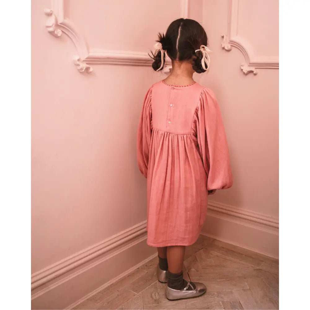 Early Sunday Belle Dress - Rose - 04Y