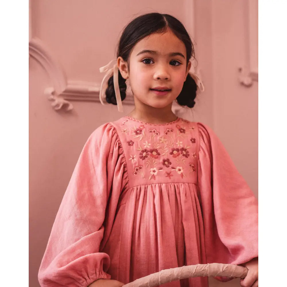Early Sunday Belle Dress - Rose - 03Y