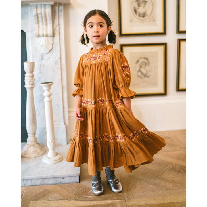 Early Sunday Lilly Dress - Almond - 02Y