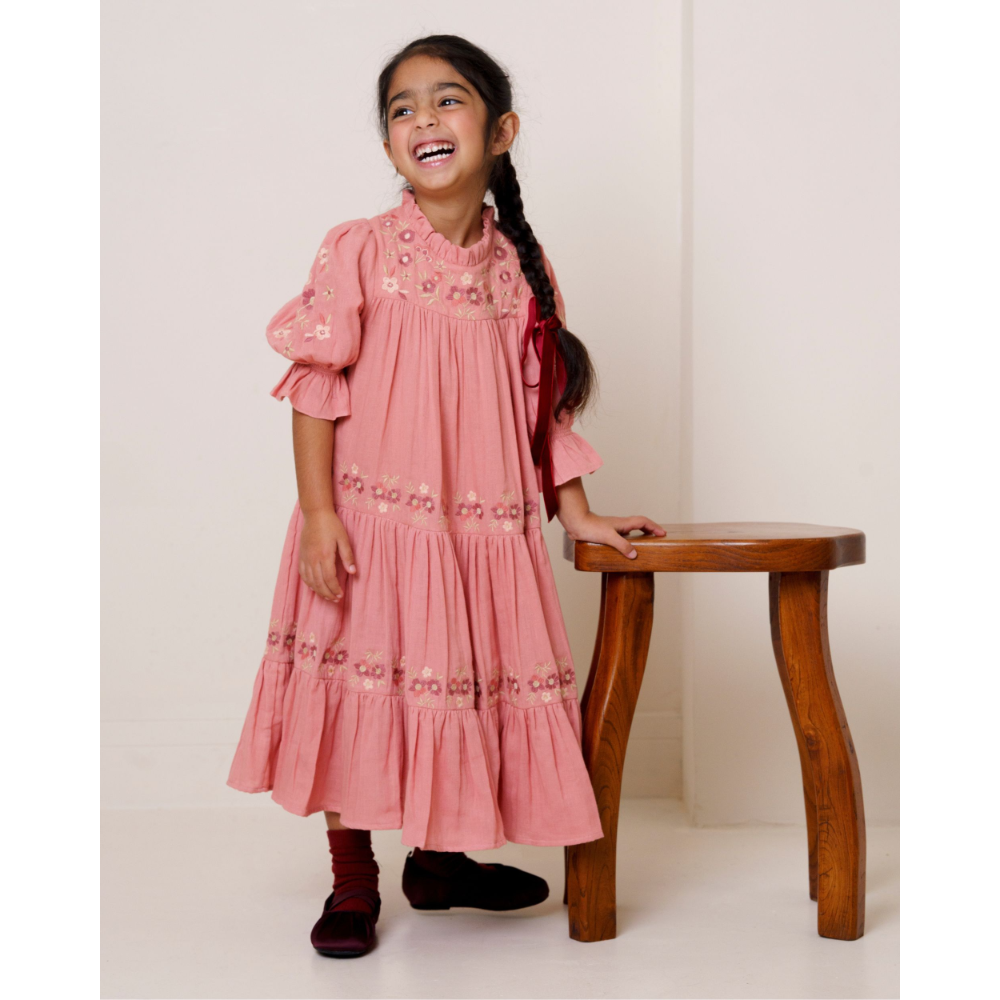 Early Sunday Lilly Dress - Rose - 03Y