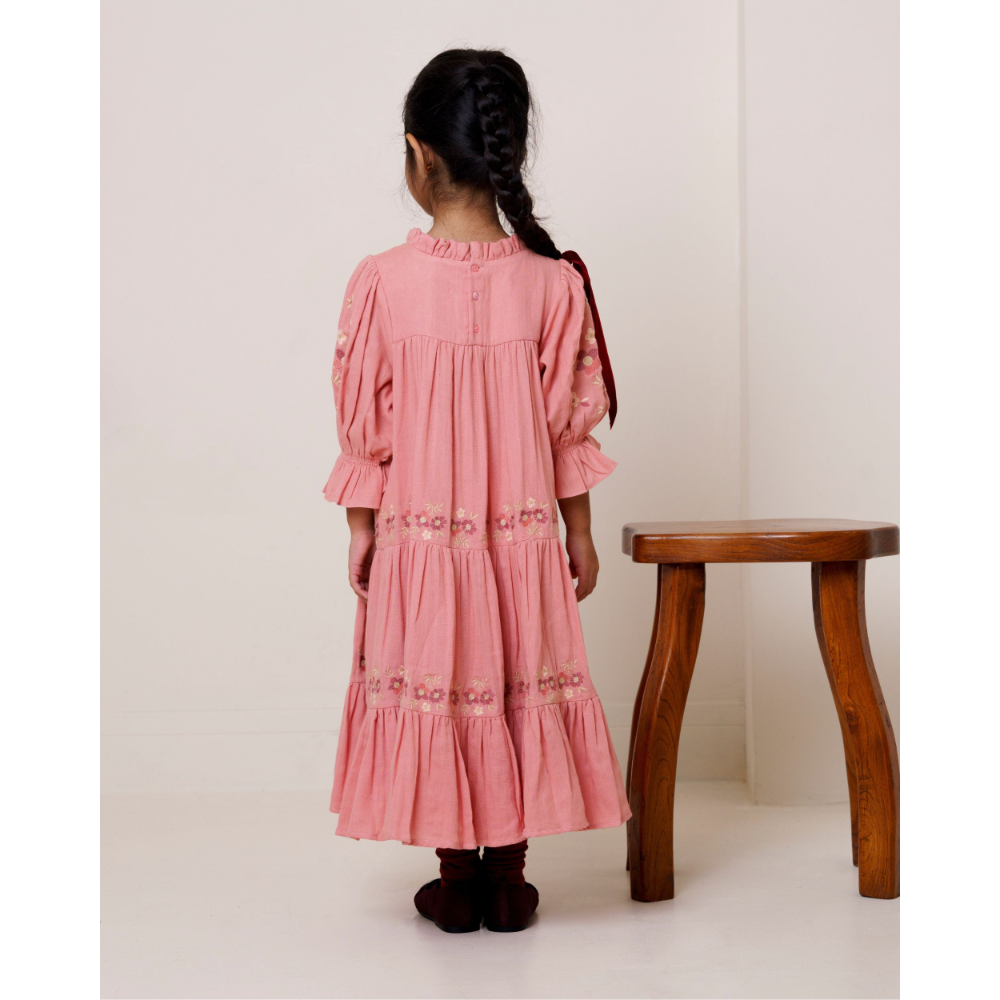 Early Sunday Lilly Dress - Rose - 03Y