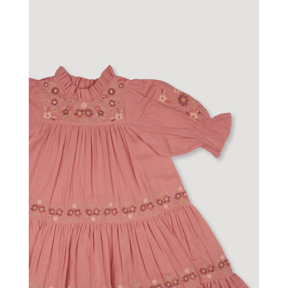 Early Sunday Lilly Dress - Rose - 03Y