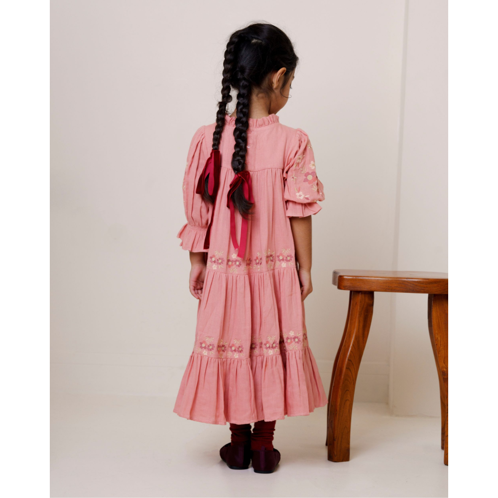 Early Sunday Lilly Dress - Rose - 03Y