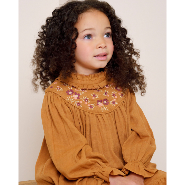 Early Sunday Penelope Dress - Almond - 02Y
