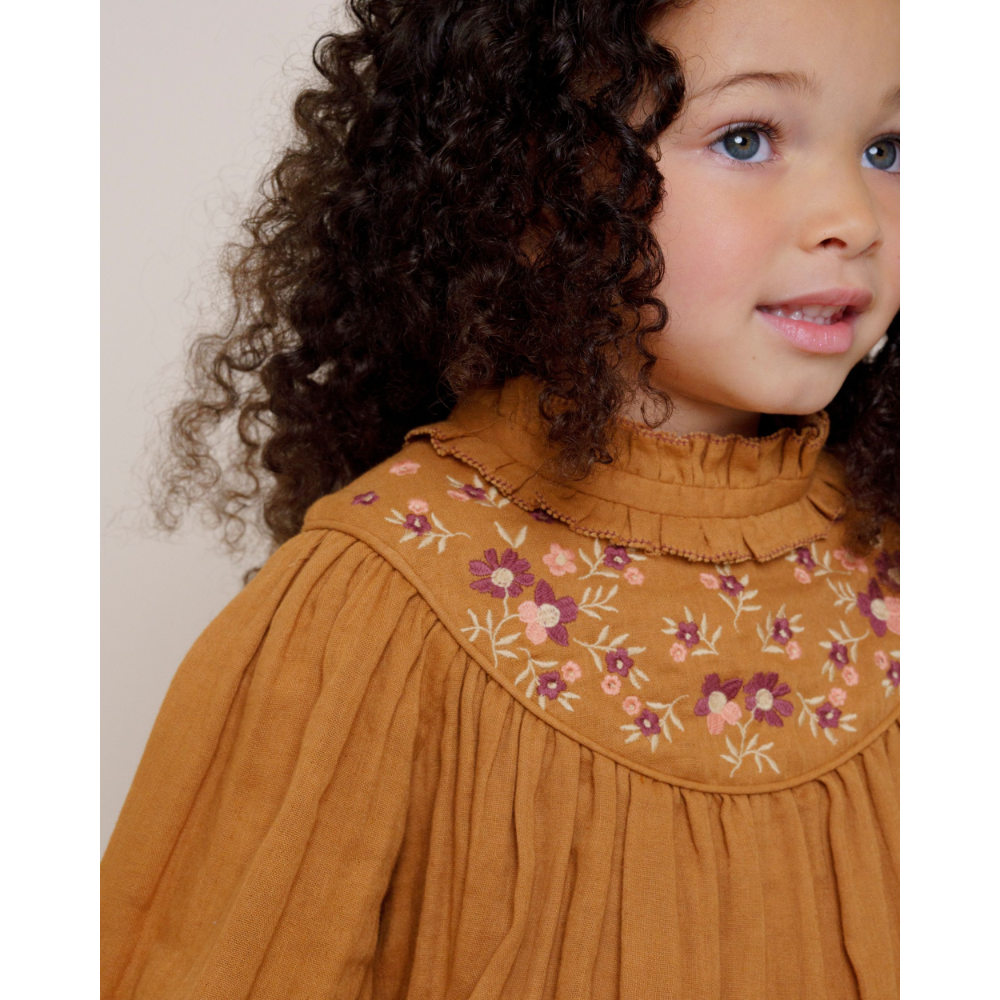 Early Sunday Penelope Dress - Almond - 05Y