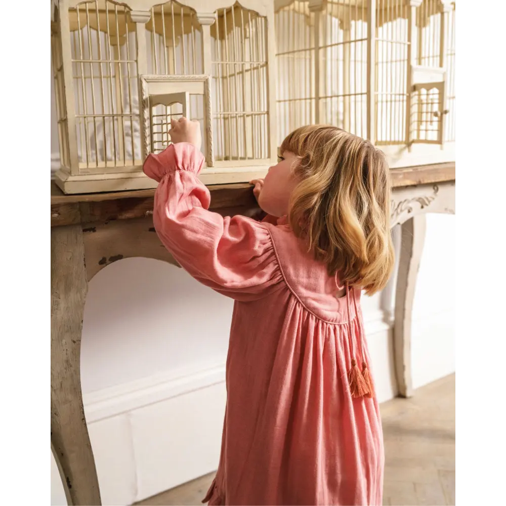 Early Sunday Penelope Dress - Rose - 04Y